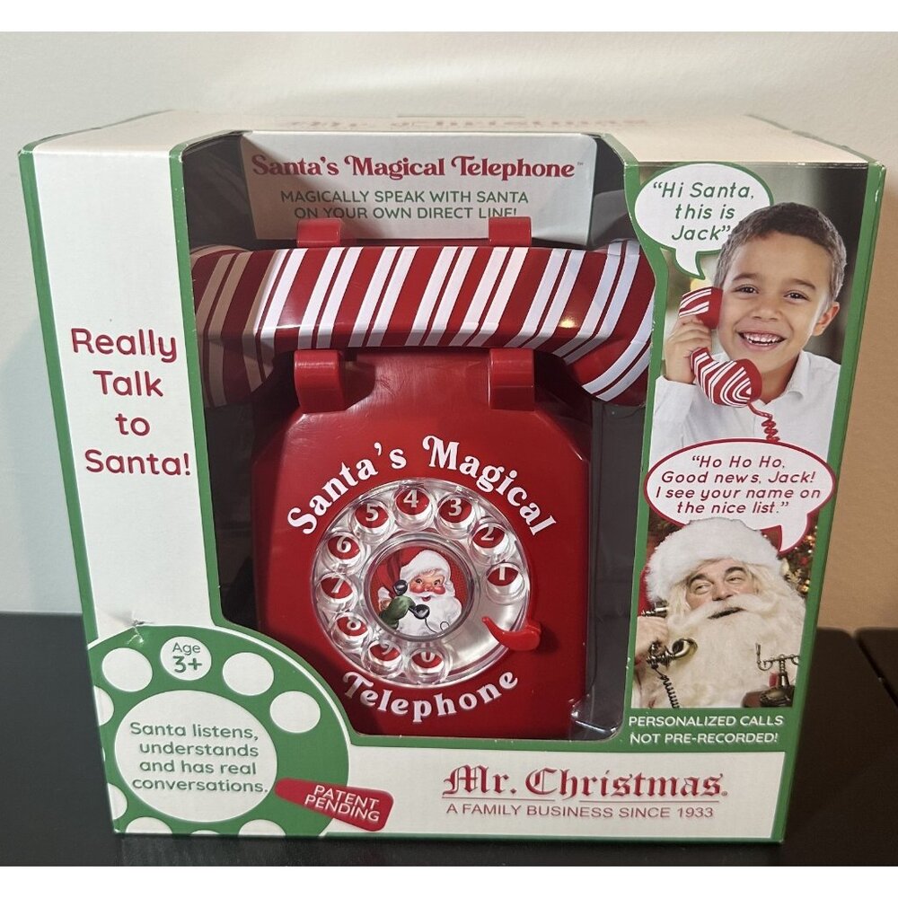 NIB, Mr. Christmas‎ Santa’s Interactive Magical Telephone 60 Minutes Included